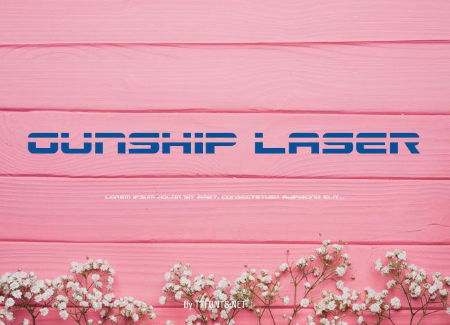 Gunship Laser example